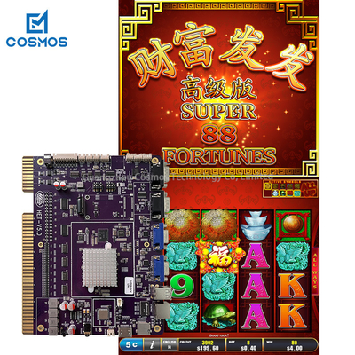 Curved Screen Super 88 Fortunes Slot Machine Board Winning