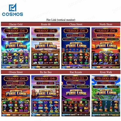 Dual Screens Slot Machine Board Software Bally Ultimate Fire Link  8 In 1 Gaming Slot Game Board