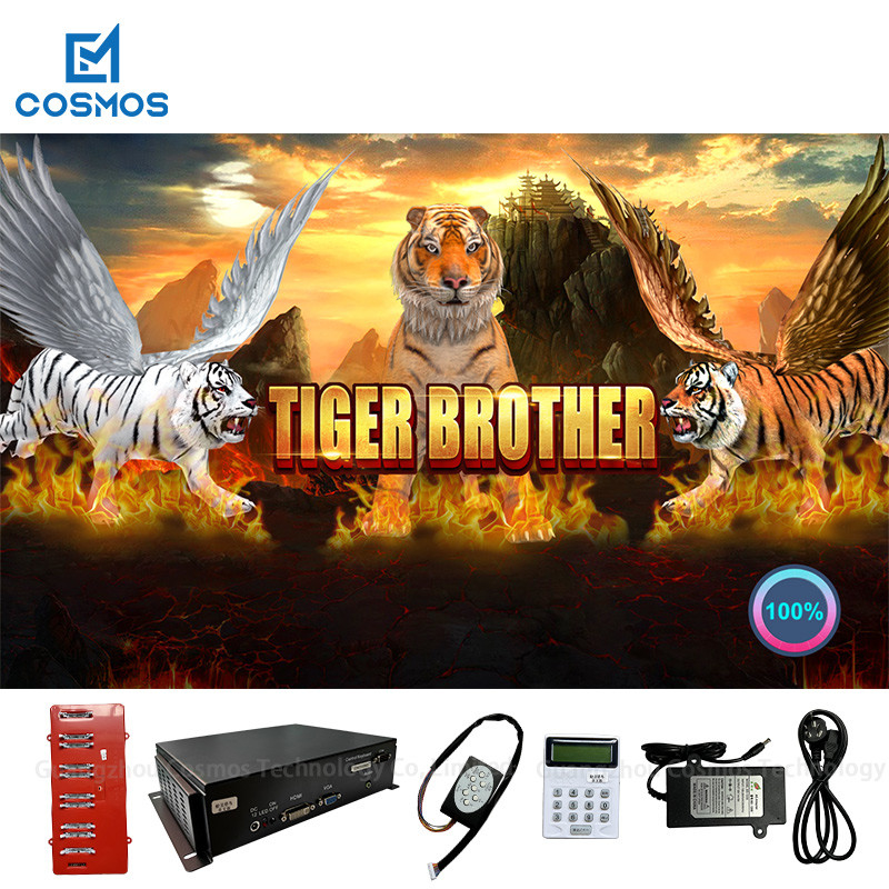 Tiger Brother Adjustable Fish Game Board Coin Pusher Win 40 percent