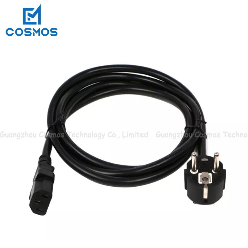 PVC Slot Machine Accessories 2 3 Pin Plug Europe Power Cord