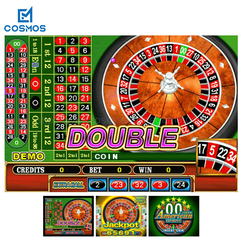 American Style Roulette Slot Machine Board Coin Pusher 22*16.5*2cm